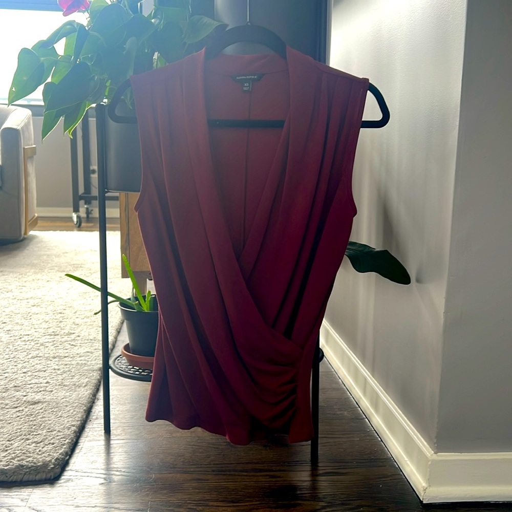 Banana Republic maroon dress/work tank top.